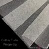 Glitter Tulle Fingertip length Veil - Image 9