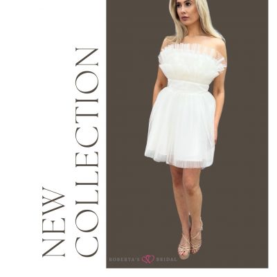 Kayla - Mini Wedding Dress - size 8