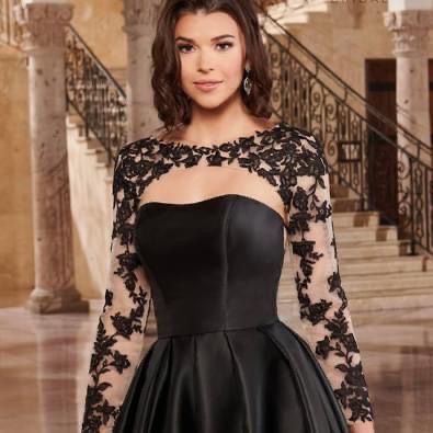 Rachel Allan style RB5020 black size 22 - Roberta's Bridal