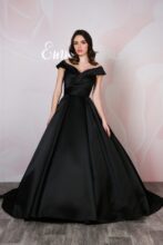 Emma Bridal Black Wedding Dress