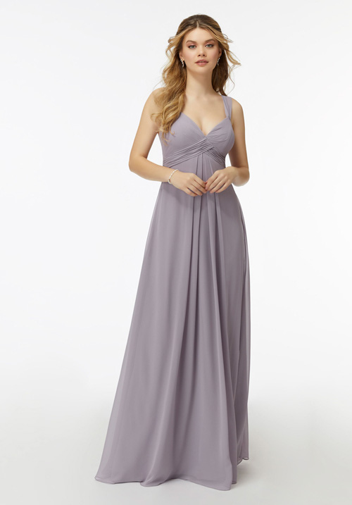 Model wearing Bridesmaids Dress 2022-04 36 stocked by Roberta's Bridal, Burslem