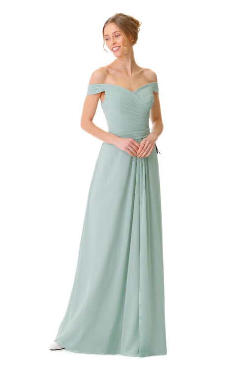 Model wearing Bridesmaids Dress 2022-12 47 stocked by Roberta's Bridal, Burslem