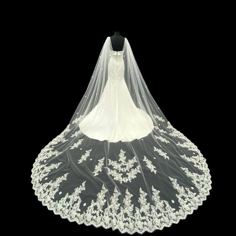 Floral Lace Bridal Cape