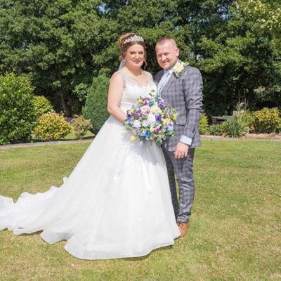 Magical Rachel Allan gown for a beautiful bride Ellen