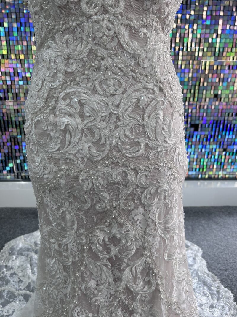 Morilee - Leilah 8271 size 12 ivory/rose (ex sample) - Image 8