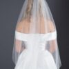 Glitter Tulle Fingertip length Veil - Image 2
