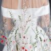 Handmade Botanical Veil - Fingertip Length - VO47F - Image 2