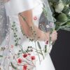 Handmade Botanical Veil - Fingertip Length - VO47F - Image 4