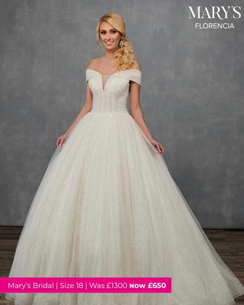 Mary's bridal wedding dress that is in the sale