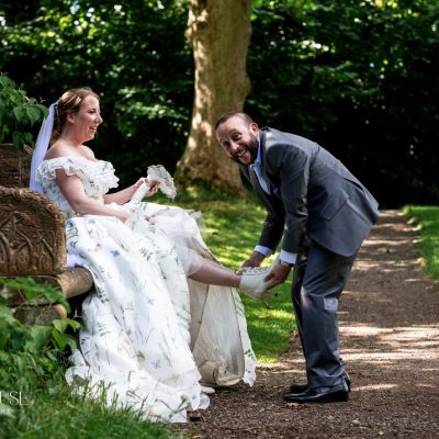 Sian-ann discovered the perfect floral wedding dress