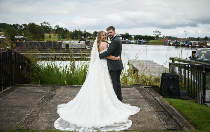 Toni and Rob Skillcorn's wedding day at Aston Marina in Stone, Staffordshire