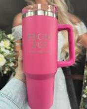 Free Stanley-style Prom cup on every prom dress purchase for the upcoming prom dress season. 